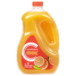 Jus d'orange sans pulpe non fait de concentré, 2.5L