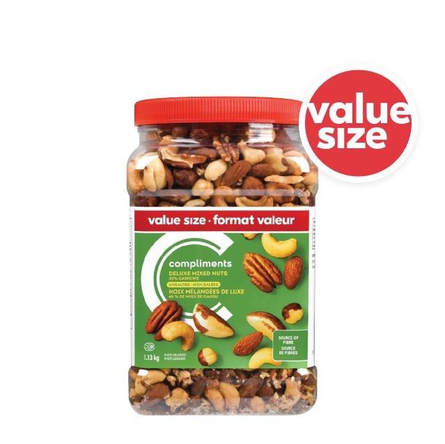 Jar of Deluxe mixed nuts